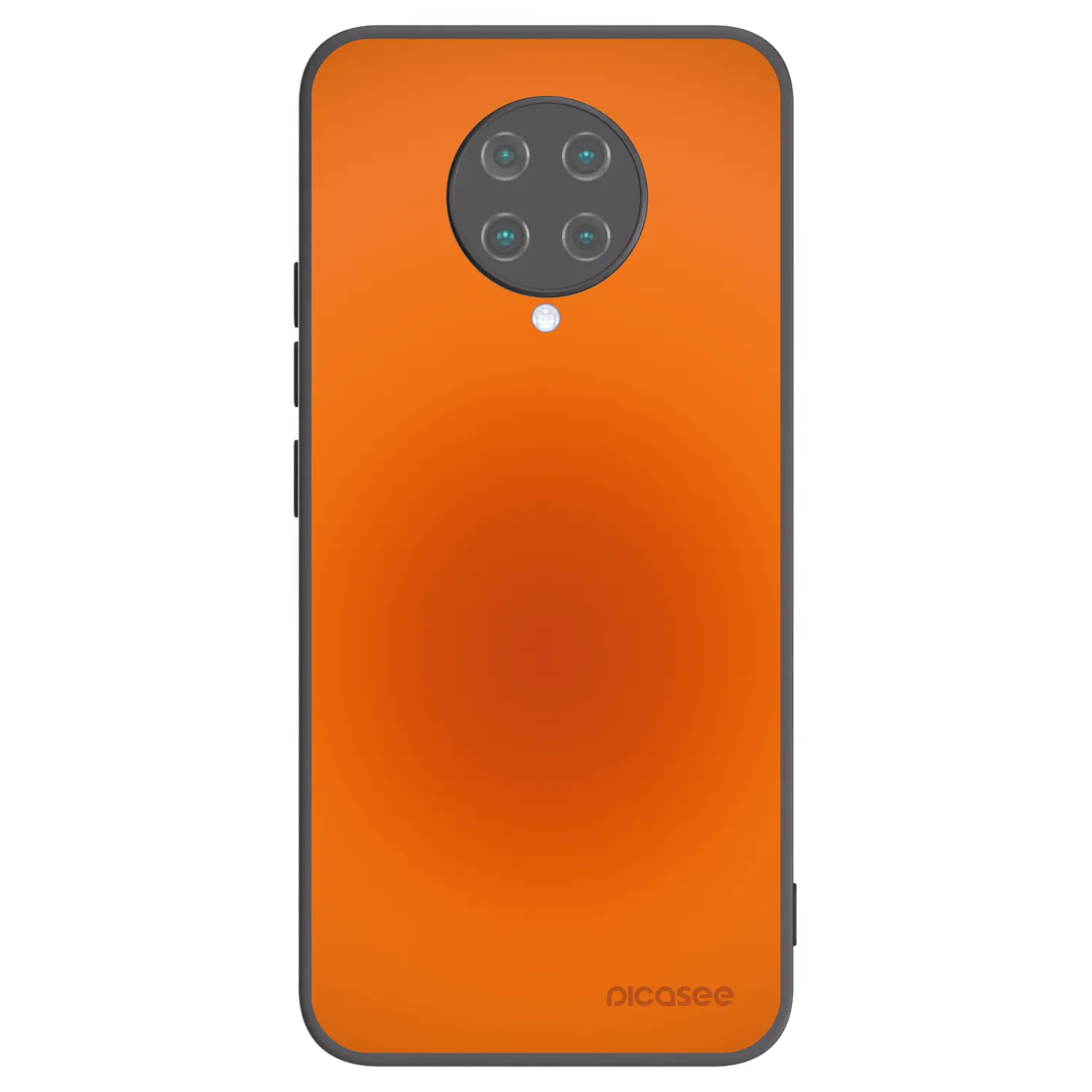 Picasee Μαύρη θήκη σιλικόνης για Xiaomi Poco F2 Pro - Heat Core