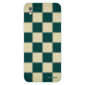 Picasee Μαύρη θήκη σιλικόνης για Xiaomi Redmi 9A - Shadow Chess