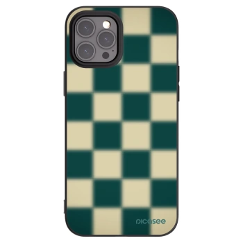 Picasee Μαύρη θήκη σιλικόνης για Apple iPhone 12 Pro Max - Shadow Chess