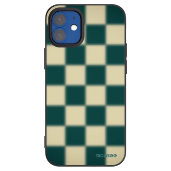 Picasee Μαύρη θήκη σιλικόνης για Apple iPhone 12 mini - Shadow Chess