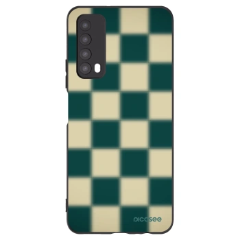 Picasee Μαύρη θήκη σιλικόνης για Huawei P Smart 2021 - Shadow Chess
