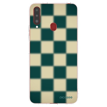 Picasee διαφανής θήκη σιλικόνης Samsung Galaxy A20s - Shadow Chess
