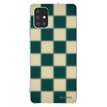 Picasee διαφανής θήκη σιλικόνης Samsung Galaxy M51 M515F - Shadow Chess