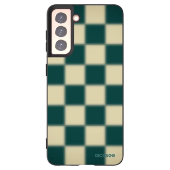 Picasee Μαύρη θήκη σιλικόνης για Samsung Galaxy S21 5G G991B - Shadow Chess