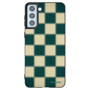 Picasee Μαύρη θήκη σιλικόνης για Samsung Galaxy S21+ 5G G996F - Shadow Chess