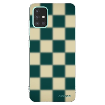 Picasee διαφανής θήκη σιλικόνης Samsung Galaxy M31s - Shadow Chess