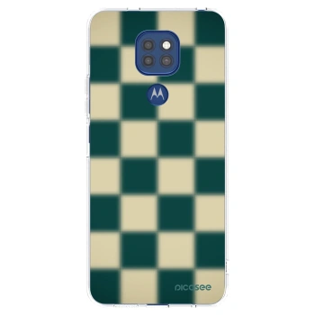 Picasee διαφανής θήκη σιλικόνης Motorola Moto G9 Play - Shadow Chess