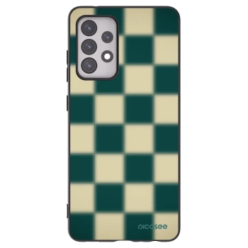 Picasee Μαύρη θήκη σιλικόνης για Samsung Galaxy A52 5G A525F - Shadow Chess