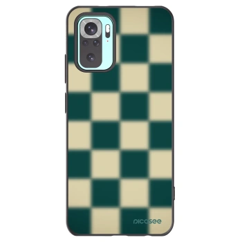 Picasee Μαύρη θήκη σιλικόνης για Xiaomi Redmi Note 10 Pro - Shadow Chess