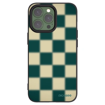 Picasee Μαύρη θήκη σιλικόνης για Apple iPhone 13 Pro - Shadow Chess