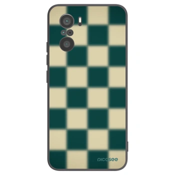 Picasee Μαύρη θήκη σιλικόνης για Xiaomi Poco F3 - Shadow Chess