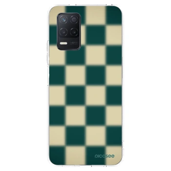Picasee διαφανής θήκη σιλικόνης Realme 8 5G - Shadow Chess