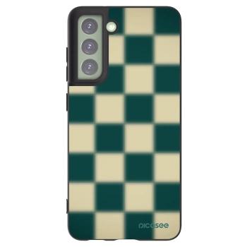 Picasee Μαύρη θήκη σιλικόνης για Samsung Galaxy S21 FE 5G - Shadow Chess