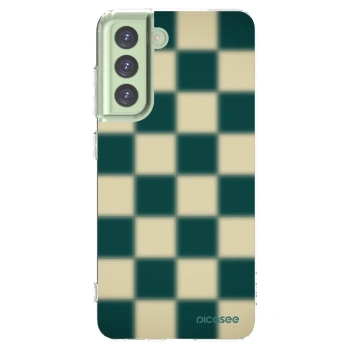 Picasee διαφανής θήκη σιλικόνης Samsung Galaxy S21 FE 5G - Shadow Chess