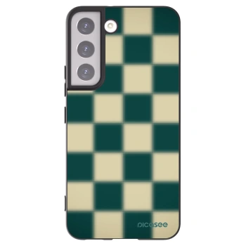 Picasee Μαύρη θήκη σιλικόνης για Samsung Galaxy S22 5G - Shadow Chess