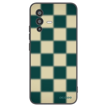 Picasee Μαύρη θήκη σιλικόνης για Vivo V23 5G - Shadow Chess
