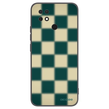 Picasee Μαύρη θήκη σιλικόνης για Xiaomi Redmi 10C - Shadow Chess