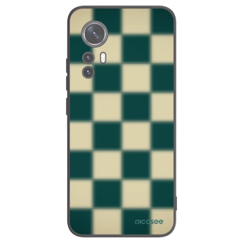 Picasee Μαύρη θήκη σιλικόνης για Xiaomi 12X - Shadow Chess