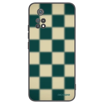 Picasee Μαύρη θήκη σιλικόνης για Xiaomi Poco M4 Pro - Shadow Chess