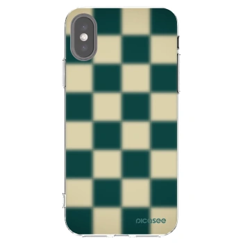 Picasee διαφανής θήκη σιλικόνης Apple iPhone X/XS - Shadow Chess