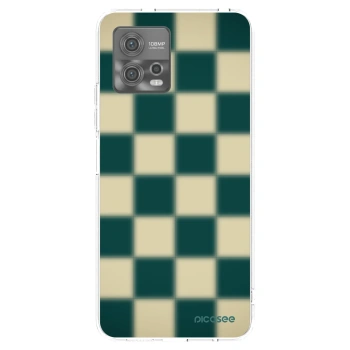 Picasee διαφανής θήκη σιλικόνης Motorola Moto G72 - Shadow Chess