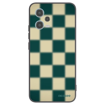 Picasee Μαύρη θήκη σιλικόνης για Xiaomi Redmi Note 12 5G - Shadow Chess