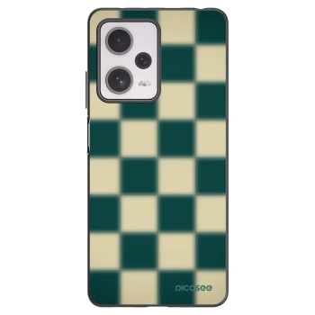 Picasee Μαύρη θήκη σιλικόνης για Xiaomi Redmi Note 12 Pro+ 5G - Shadow Chess