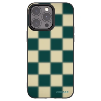Picasee Μαύρη θήκη σιλικόνης για Apple iPhone 15 Pro Max - Shadow Chess