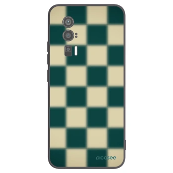 Picasee Μαύρη θήκη σιλικόνης για Xiaomi Poco F5 Pro 5G - Shadow Chess
