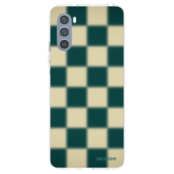 Picasee διαφανής θήκη σιλικόνης Motorola Moto G62 - Shadow Chess