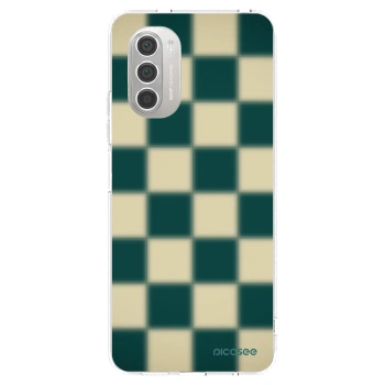 Picasee διαφανής θήκη σιλικόνης Motorola Moto G51 - Shadow Chess
