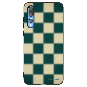 Picasee Μαύρη θήκη σιλικόνης για Huawei P20 Pro - Shadow Chess
