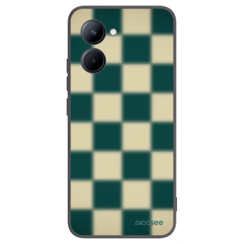 Picasee Μαύρη θήκη σιλικόνης για Realme C33 (2023) - Shadow Chess