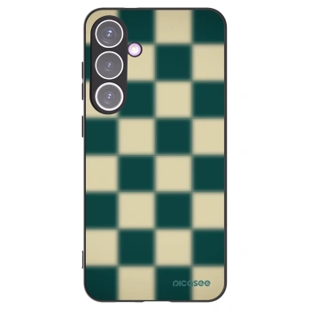 Picasee Μαύρη θήκη σιλικόνης για Samsung Galaxy S24+ S926B 5G - Shadow Chess