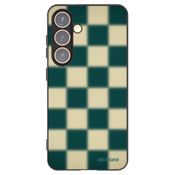 Picasee Μαύρη θήκη σιλικόνης για Samsung Galaxy S24 S921B 5G - Shadow Chess