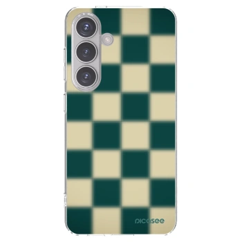 Picasee διαφανής θήκη σιλικόνης Samsung Galaxy S24 S921B 5G - Shadow Chess