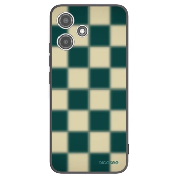 Picasee Μαύρη θήκη σιλικόνης για Xiaomi Redmi 12 5G - Shadow Chess