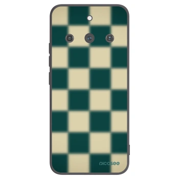 Picasee Μαύρη θήκη σιλικόνης για Realme 11 Pro+ - Shadow Chess