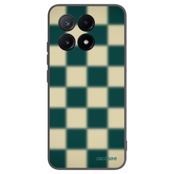 Picasee Μαύρη θήκη σιλικόνης για Xiaomi Poco X6 Pro - Shadow Chess