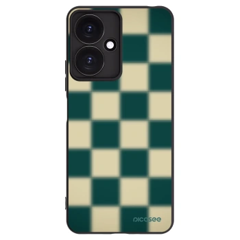 Picasee Μαύρη θήκη σιλικόνης για Xiaomi Redmi 13C 5G - Shadow Chess