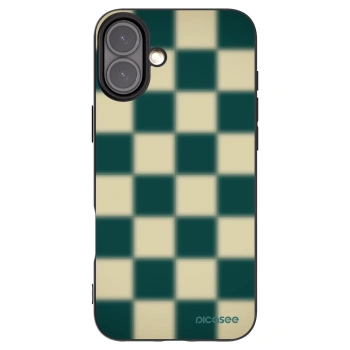 Picasee Μαύρη θήκη σιλικόνης για Apple iPhone 16 Plus - Shadow Chess