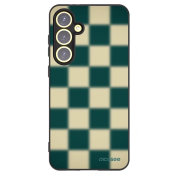 Picasee Μαύρη θήκη σιλικόνης για Samsung Galaxy S24 FE S721B - Shadow Chess