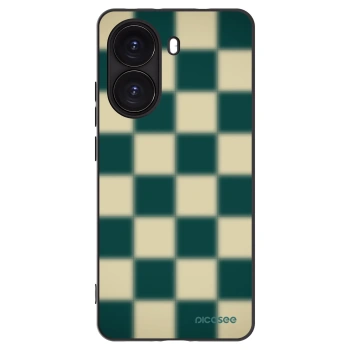 Picasee Μαύρη θήκη σιλικόνης για Xiaomi Poco X7 Pro 5G - Shadow Chess