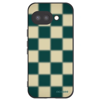 Picasee Μαύρη θήκη σιλικόνης για Google Pixel 9a - Shadow Chess