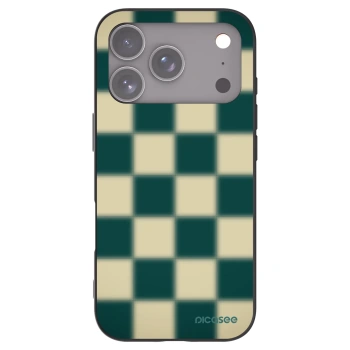 Picasee Μαύρη θήκη σιλικόνης για Apple iPhone 17 Pro - Shadow Chess