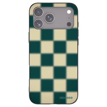 Picasee Μαύρη θήκη σιλικόνης για Apple iPhone 17 Pro Max - Shadow Chess