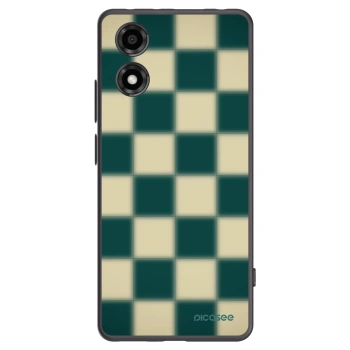 Picasee Μαύρη θήκη σιλικόνης για Motorola Moto E14 - Shadow Chess