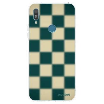 Picasee διαφανής θήκη σιλικόνης Huawei Y6 2019 - Shadow Chess