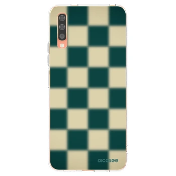 Picasee διαφανής θήκη σιλικόνης Samsung Galaxy A70 A705F - Shadow Chess