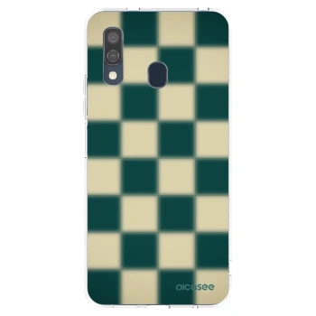 Picasee διαφανής θήκη σιλικόνης Samsung Galaxy A40 A405F - Shadow Chess
